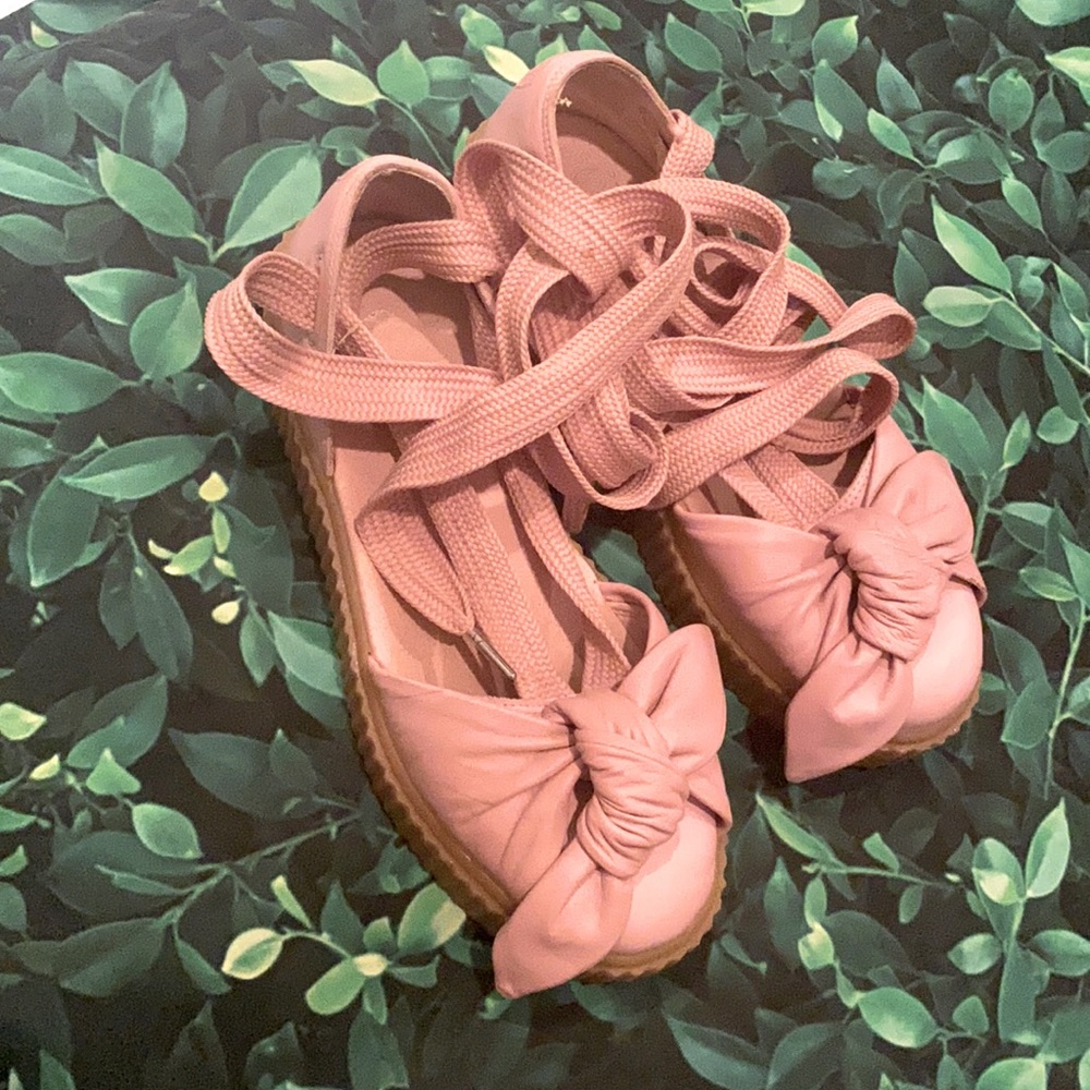 Rihanna Fenty Puma Bow Creeper Sandals